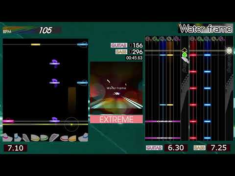 GITADORA / Water frame - EXTREME (GuitarFreaks V6 & DrumMania V6)