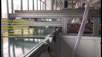 2By4 panel gluing and pcb fixing machine with loading and unloading device