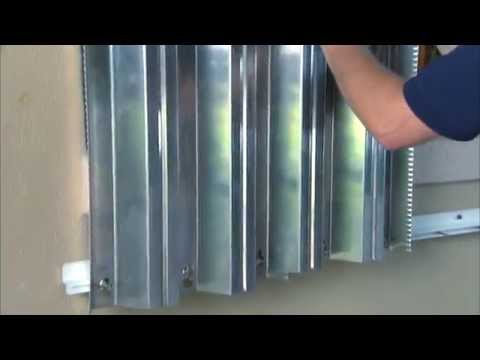 Hurricane Preparedness: Metal Storm Shutter Installation