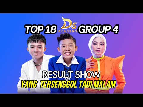 YANG TERSENGGOL TADI MALAM DI KONSER RESULT SHOW TOP 18 GROUP 5 DANGDUT ACADEMY 5