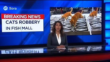 Epic Police Chase Of Sora 2 Cat Over Stolen Fish (Funny Sora 2 Cat Video)