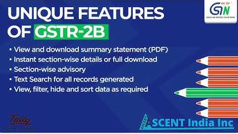 GSTR-2B: An auto-drafted Input Tax Credit (ITC) Statement || ASCENT India Inc ||