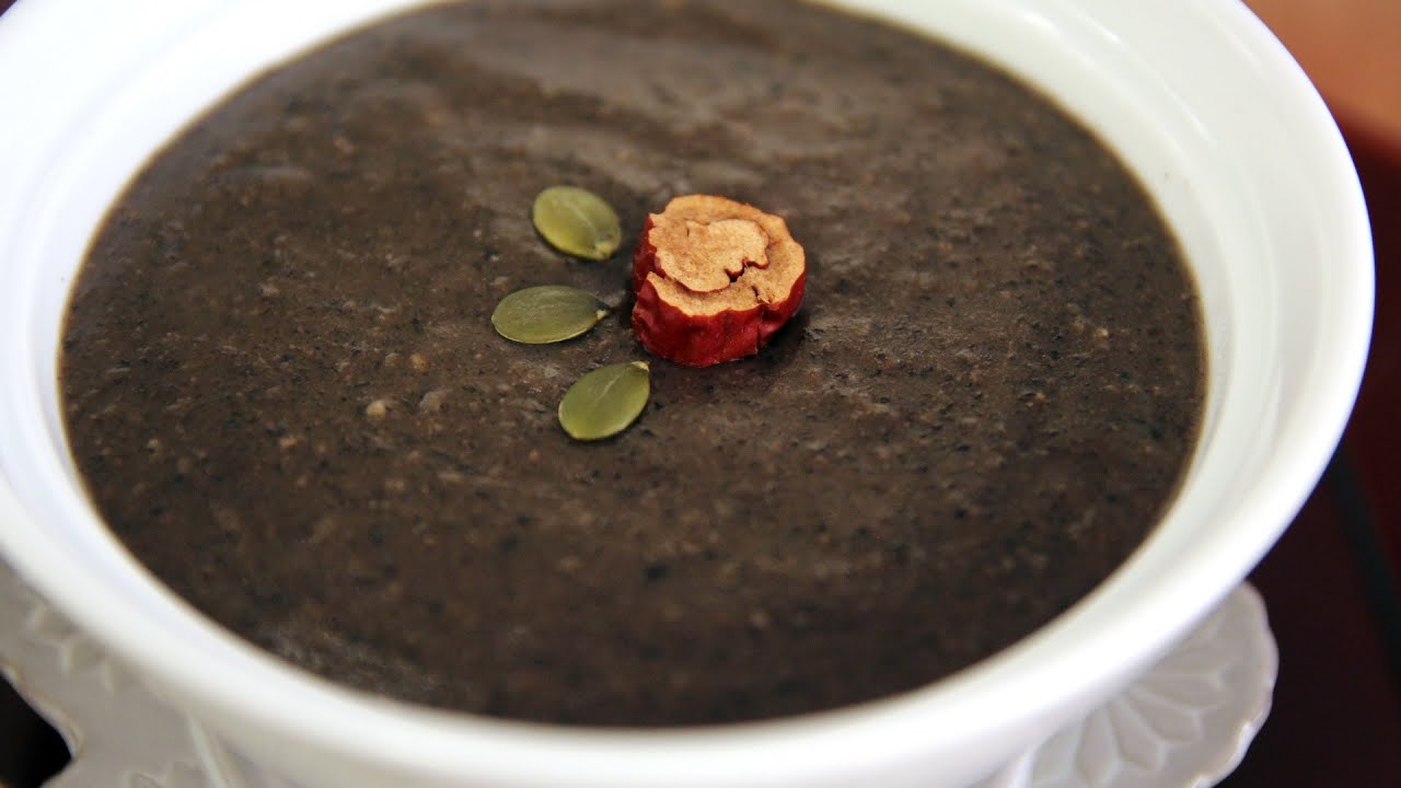 Black Sesame Seed Porridge (Heukimjajuk:)