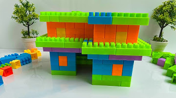 Satisfying DIY Lego House / ASMR Building Blocks /block game / lego building fun#asmr #buildingblock