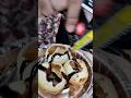 I tried the most viral weird food combination golgappe+chocolate 🤮🤬 #shorts #trending