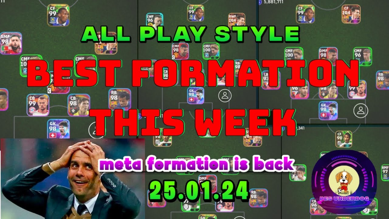 Best Unique Hidden Formation of this week with all playstyle guide # ...