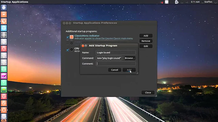 Enable Startup/Login Sound - Ubuntu 12.04