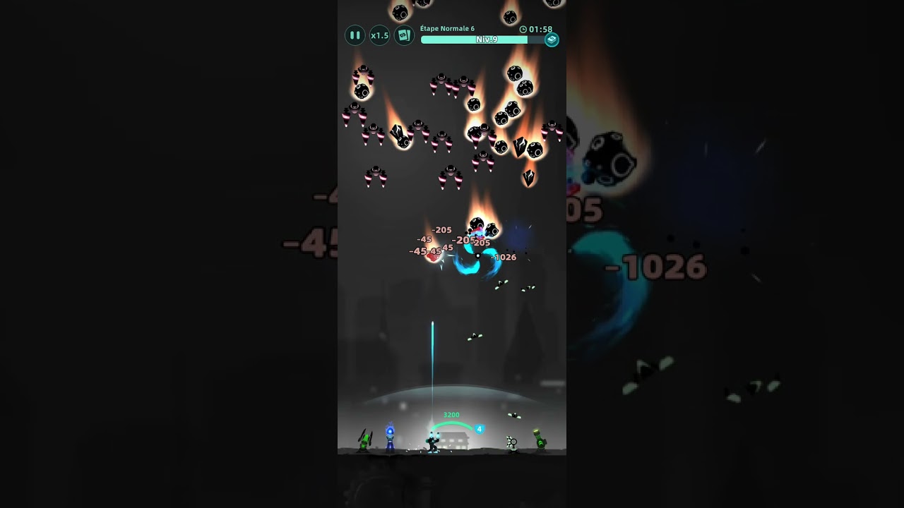 Galaxy Defense : Fortress TD - Étape 6 Normal 100% PV