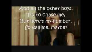 Carly Rae Jepsen: call me maybe [instumental/karaoke] lyrics