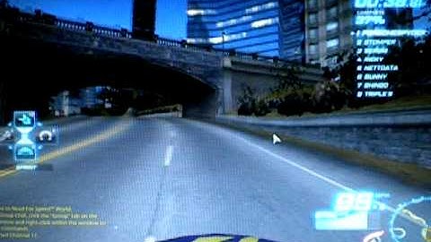 Racing Construction Route in NFS: World