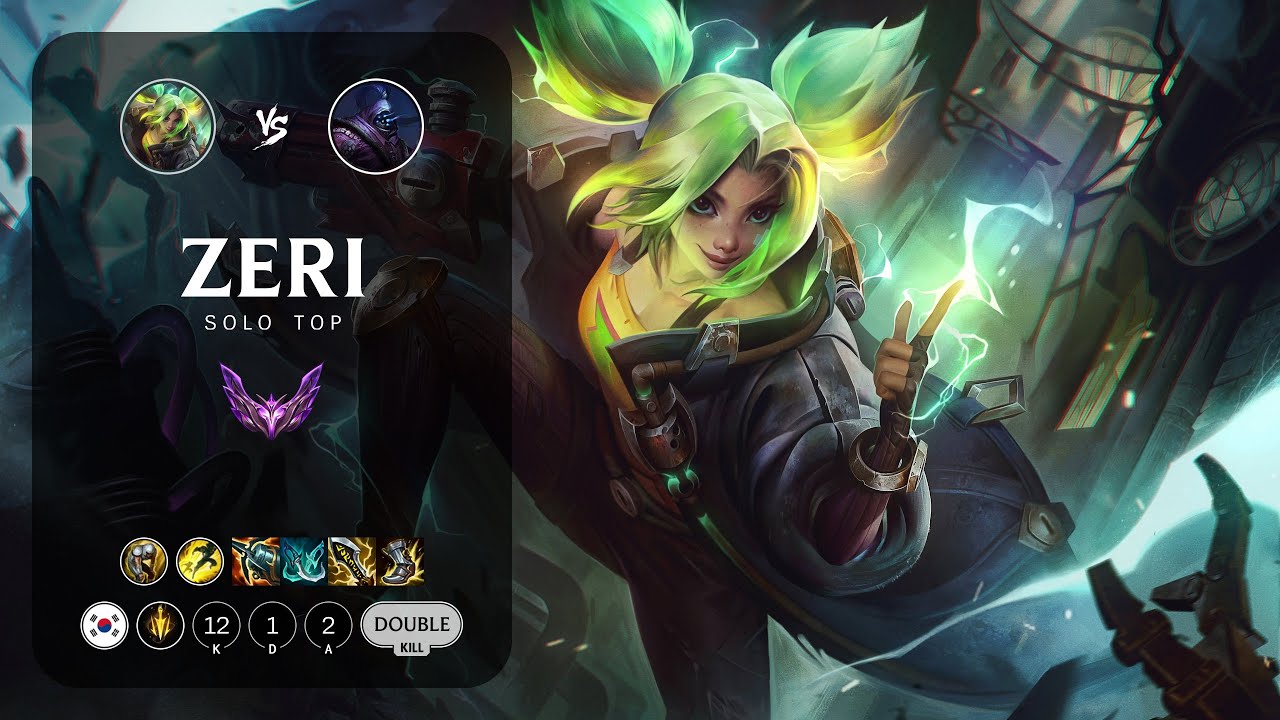 Zeri Top vs Jax - KR Master Patch 13.13