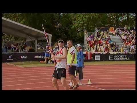 Athletics - Vitalii Telesh - men's javelin throw F11 final - 2013 IPC
Athletics World C...