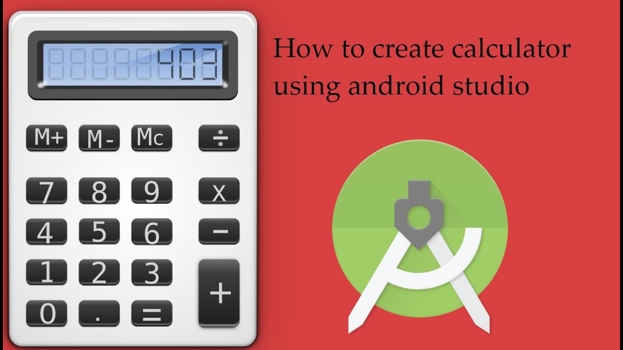 #2. How to Create Calculator using Android studio | Layout design | xml ...