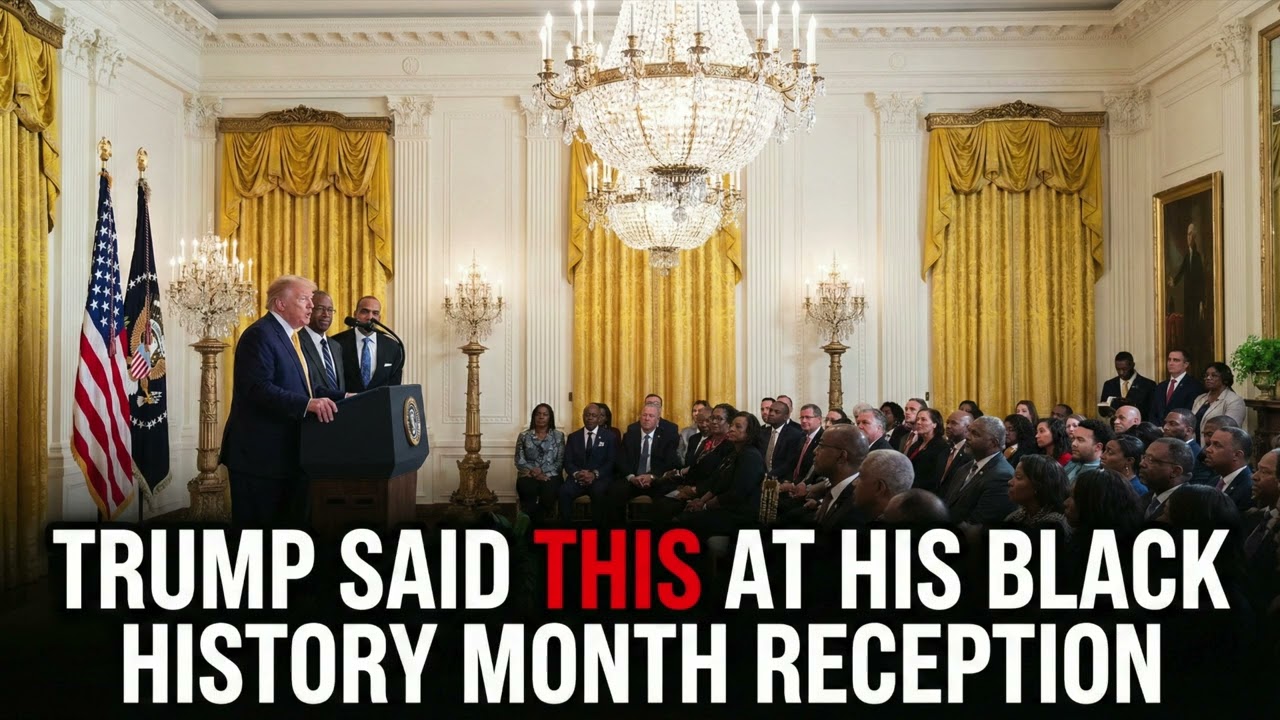Trump Said This At His Black History Month Reception