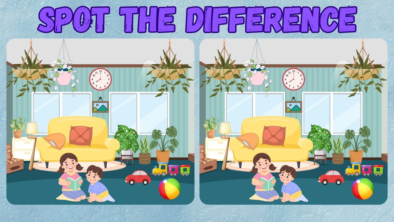 🧩 Spot 10 Differences | Fun Visual Puzzle Challenge