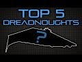 Top Five Sci-Fi Dreadnoughts