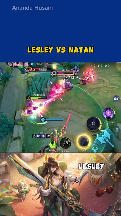lesley vs natan #mobilelegends #mlbb