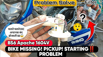 Apache RTR 160 4V BS6 Missing/Pickup/Starting Problem While Running 👉 Problem Solve 
