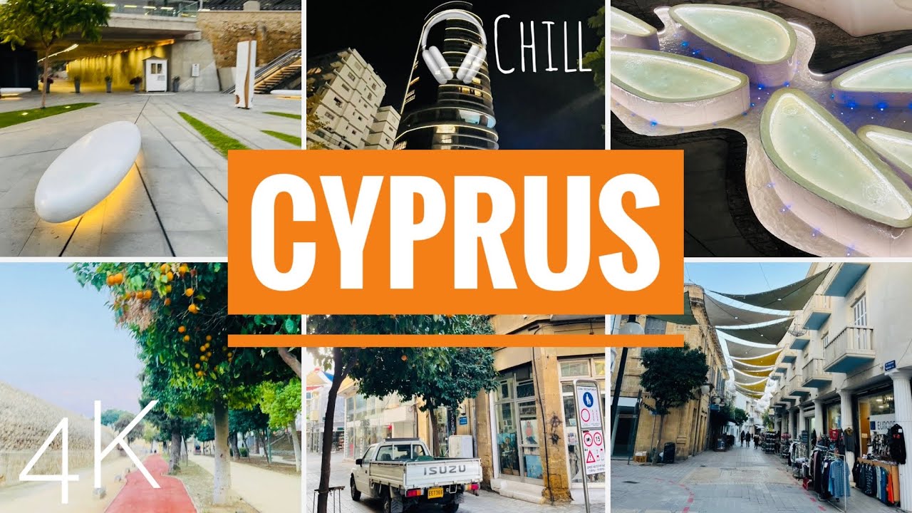 Virchual™ Cyprus: Nicosia. Eleftheria Sq. Virtual 4K tour/run worldwide travel n chill music channel