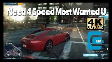 Need 4 Speed Most Wanted U  -  Cemu - Wii U Emulator 4K #CEMU #WiiU #Emulators #4Kgaming