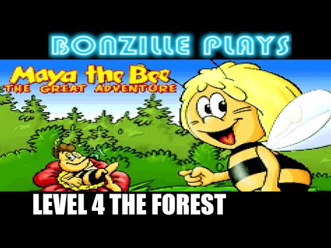 Maya The Bee The Great Adventure Walkthrough Level 4 The Forest ( No Commentary )