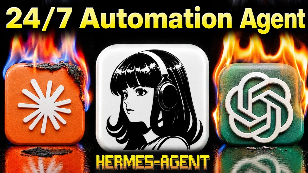 The NEW Hermes Agent Just Destroyed Claude CoWork & OpenClaw (Full Setup + Real Use Cases)