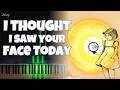 "I Thought I Saw Your Face Today" (She & Him) | (Piano Tutorial + Sheet Music)