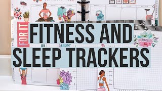 Plan With Me - Fitness, Step & Sleep Trackers | Classic Happy Planner Self Care & Wellness