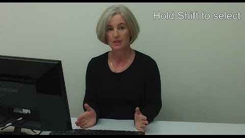 Selecting Text with JAWS (Video 4 of 4) - Statewide Vision Resource Centre
