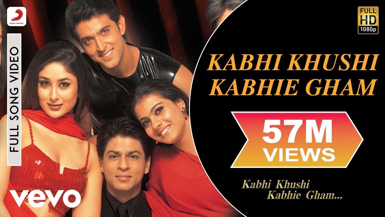 Kabhi Khushi Kabhie Gham Full Video   Title Track  Shah Rukh Khan  Lata Mangeshkar