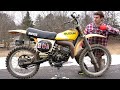 Rare 1977 dirt bike found sitting in barn for 20 years amazing find
