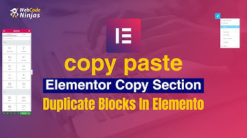 Copy Paste Elementor Section (Blocks ) elementor copy section to another page