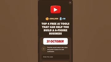 TOP 4 FREE AI TOOLS THAT CAN HELP YOU BUILD A 6-FIGURE BUSINESS #memefi #code