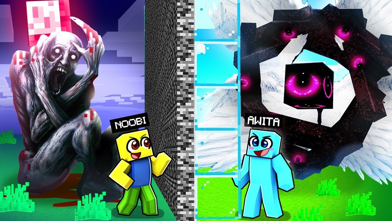 Hice Trampas en BATALLA de MOBS TERRORÍFICOS en Minecraft!