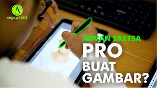 ADVAN SKETSA TAB 2020 | Test Gambar Ilustrasi sama Illustrator beneran !