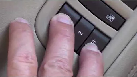 How to set Memory Seats in a 2015 Buick LaCrosse