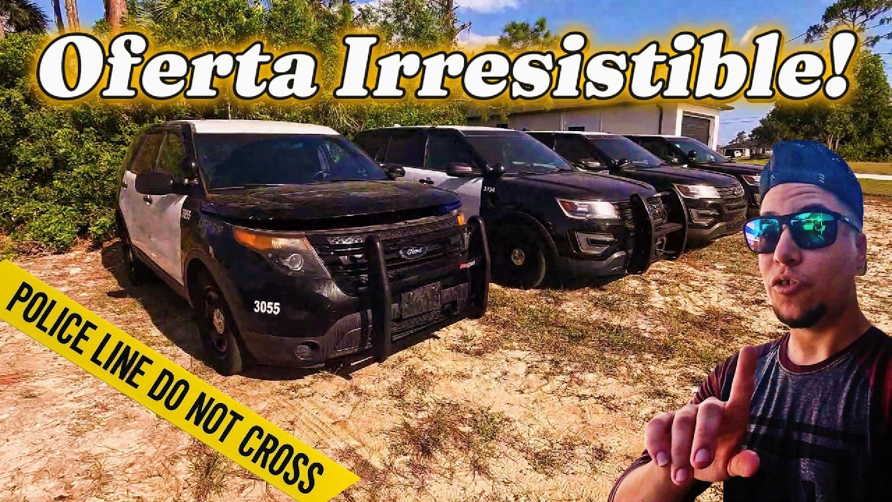 "¿Qué esconden estas patrullas? Compré 5 carros de policía"