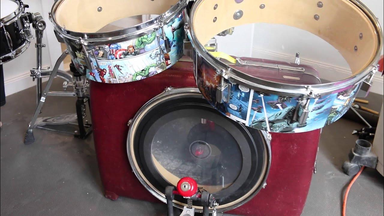 How to make a Suitcase Drum Kit YouTube