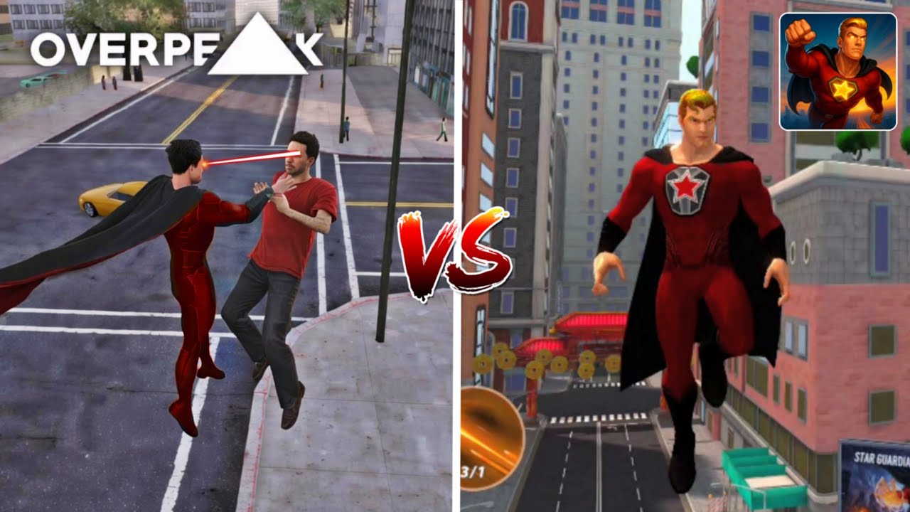 OverPeak (R-USER) vs Fuser Hero Verse | Superman Mobile Game