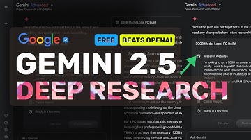 Gemini 2.5 Pro Deep Research: Google