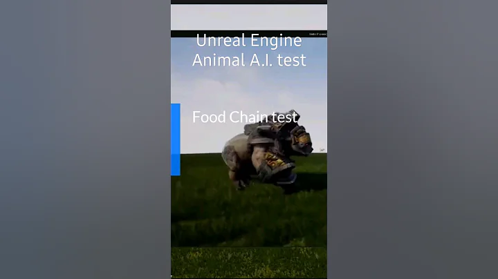 Unreal Engine Animal A.I. tests -Working on Animal zones, spawning zones, etc #gamedev #unrealengine