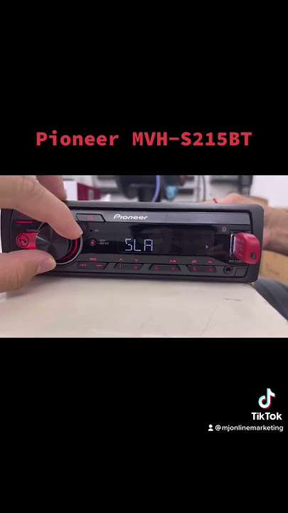 Pioneer MVH-S215BT Single Din Player#pioneer #jbl #caraudio #carspeaker #shortvideo #bassboosted