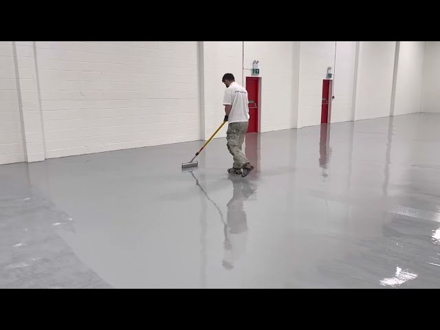 Epoxy resin flooring