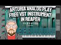 Arturia  analog lab play  free vst instrument plugin in reaper