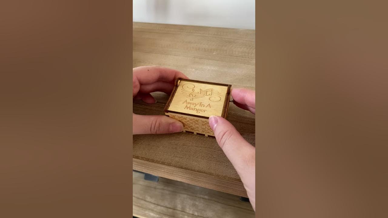 Away in A Manger Music Box