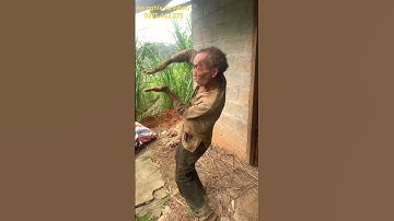 Cuộc sống quá nỗi khó khăn cụ ông 100 tuổi không vợ con neo đơn #annghiavu #short