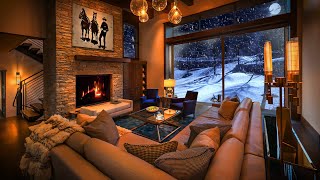 Fireplace and Blizzard Sounds for Sleep and Relaxation - Enjoy it with a Hot Cup of Coffee by Nature and Relaxation 8,896 views 2 years ago 4 hours