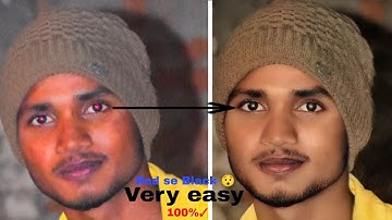 Red eyes ko black kaise kare..#snapseed  #snapseedphotoediting #new2022