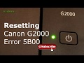 How to Fix (Reset) Canon Printer Error Code 5B00