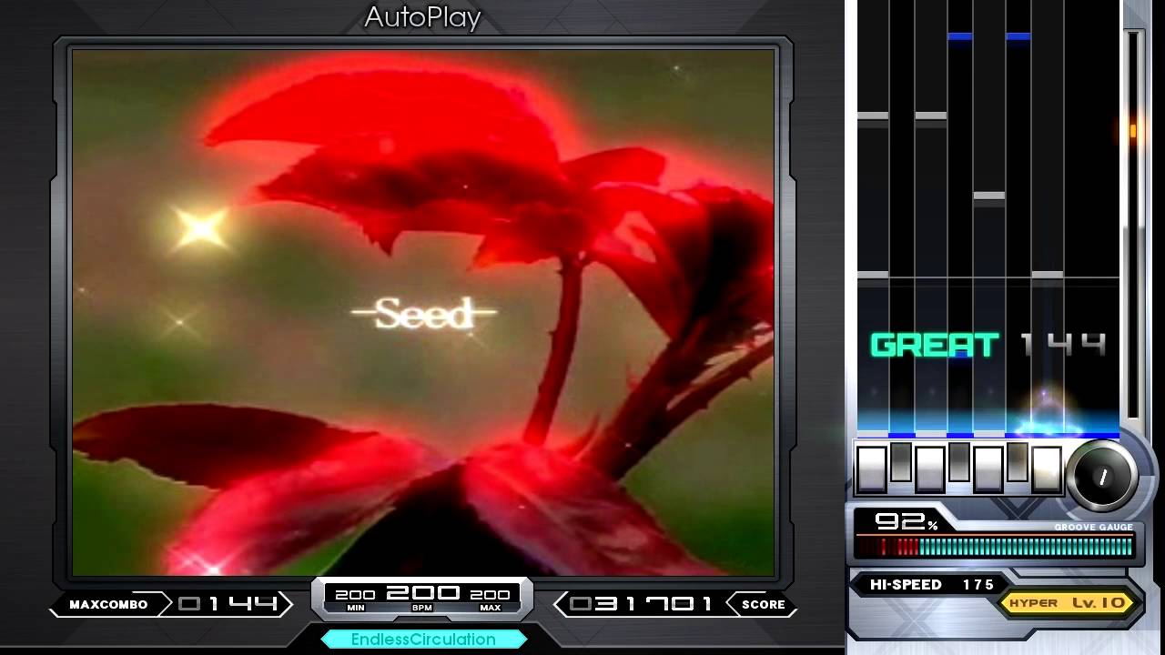 Ujico - Seed  『200BPM. Healing TranceCore』 ♫ Mumei-10 BMS Pack ♫